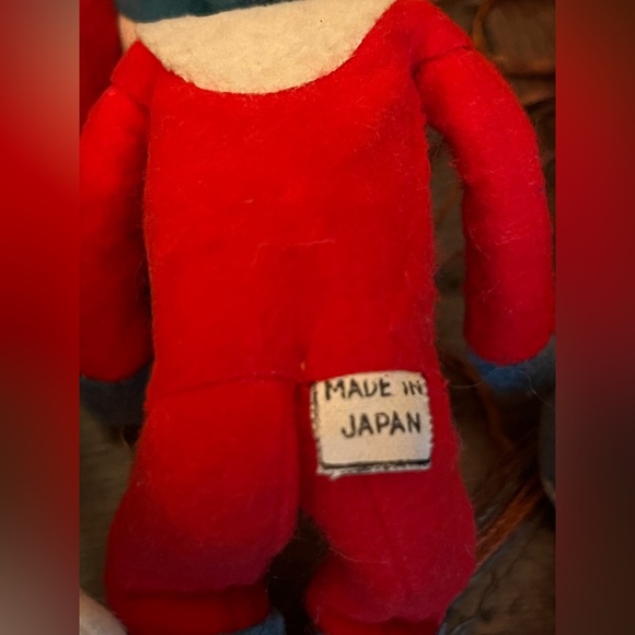 Vintage 1950’s Japan Set 3 Trio Stockinette Pixie Elf Christmas Kneehuggers - Picture 4 of 12